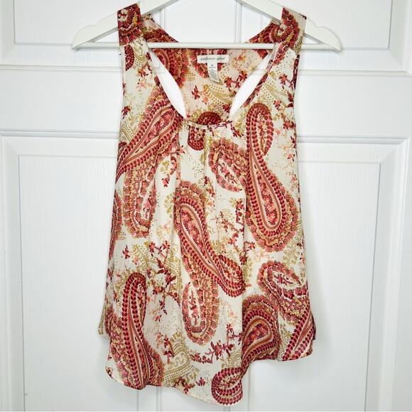 ambiance apparel Halter Paisley Tank‎ * Medium - Picture 1 of 5